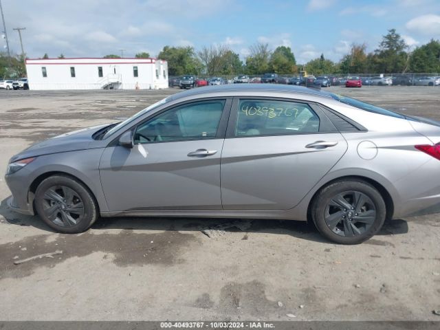 KMHLM4AJ7PU090357 Hyundai Elantra Hybrid Blue