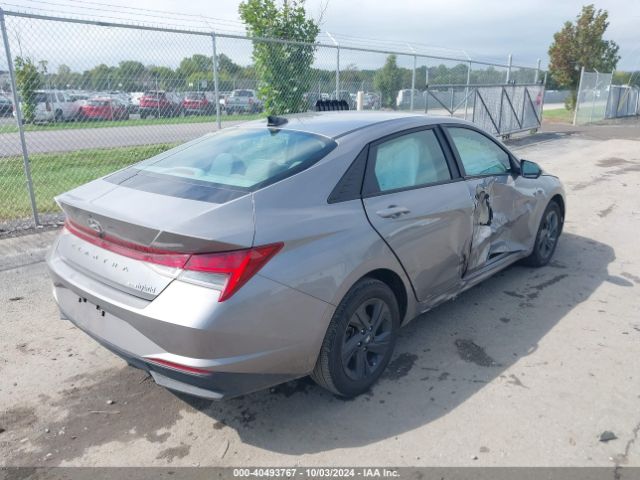 KMHLM4AJ7PU090357 Hyundai Elantra Hybrid Blue