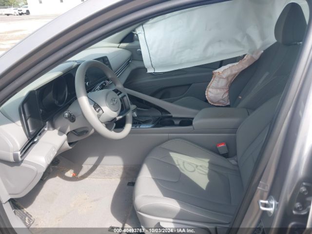 KMHLM4AJ7PU090357 Hyundai Elantra Hybrid Blue