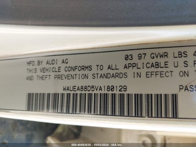 1997 AUDI A4 WAUEA88D5VA180129 Photo 8