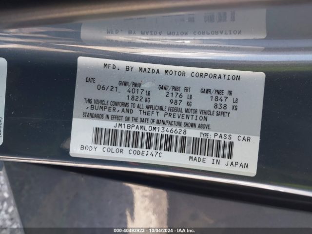 JM1BPAML0M1346628 Mazda Mazda3 Premium