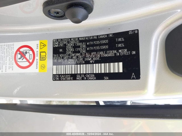 Lexus RX 350 2018 2T2ZZMCA9JC107236 Image 9