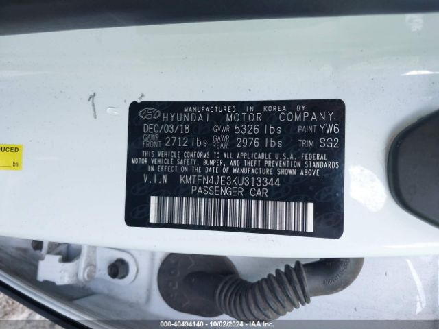 KMTFN4JE3KU313344 Genesis G80 3.8