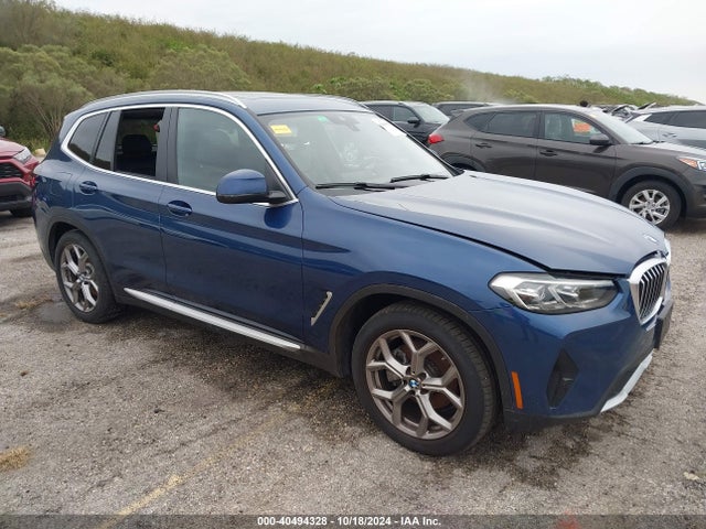 BMW X3 Sdrive30i 2022 5UX43DP03N9K23401 Image 1