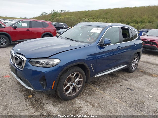 BMW X3 Sdrive30i 2022 5UX43DP03N9K23401 Image 2