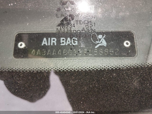 2003 MITSUBISHI GALANT 4A3AA46G33E158852 Photo 8