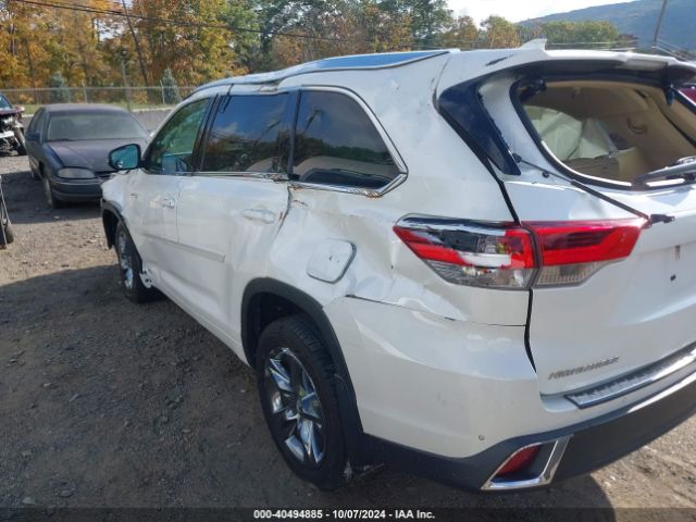 5TDDGRFH7HS025212 Toyota Highlander Hybrid Limited Platinum