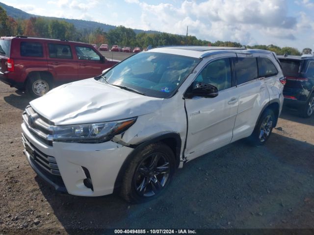 5TDDGRFH7HS025212 Toyota Highlander Hybrid Limited Platinum