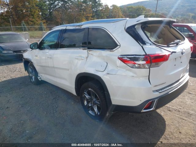 5TDDGRFH7HS025212 Toyota Highlander Hybrid Limited Platinum