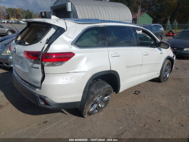 5TDDGRFH7HS025212 Toyota Highlander Hybrid Limited Platinum