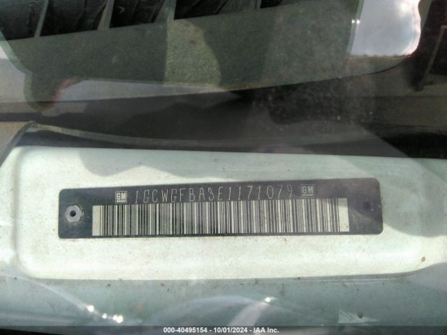 1GCWGFBA3E1171079 Chevrolet Express 2500 Work Van