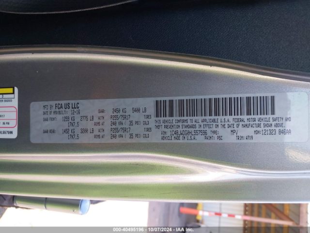 1C4BJWDG0HL557596 Jeep Wrangler Unlimited Sport