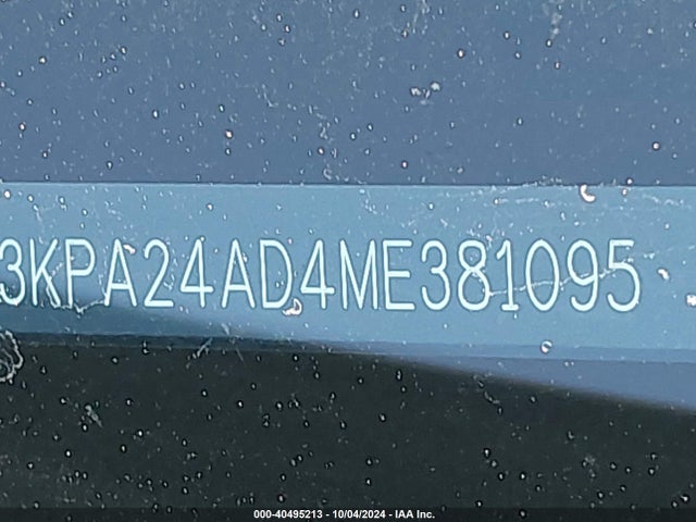 3KPA24AD4ME381095 KIA RIO S