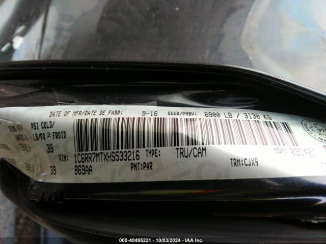 1C6RR7MTXHS533216 RAM 1500 Sport