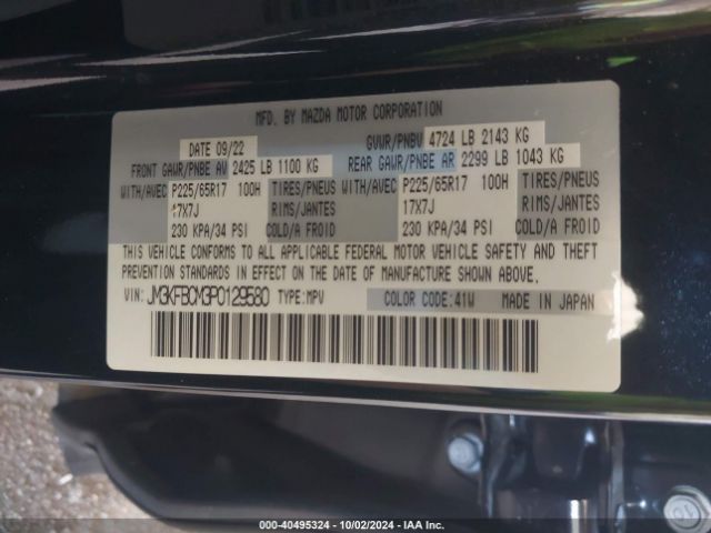 JM3KFBCM3P0129580 Mazda Cx-5 2.5 S Preferred