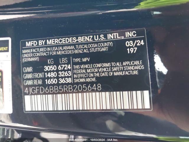 4JGFD6BB5RB205648 Mercedes-Benz Amg Gle 53 Coupe 4matic+