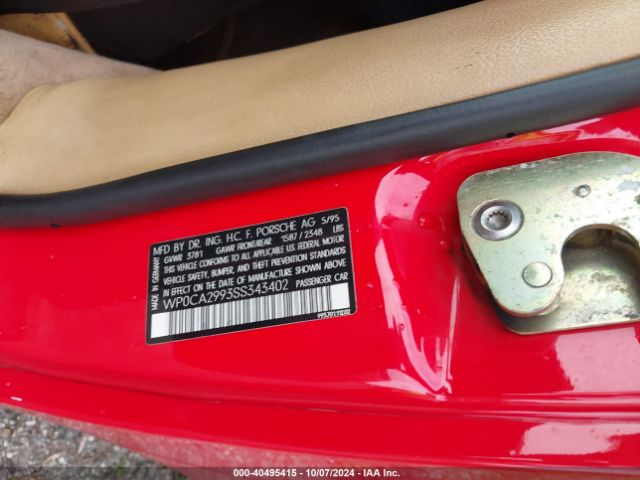1995 PORSCHE 911 WP0CA2993SS343402 Photo 8