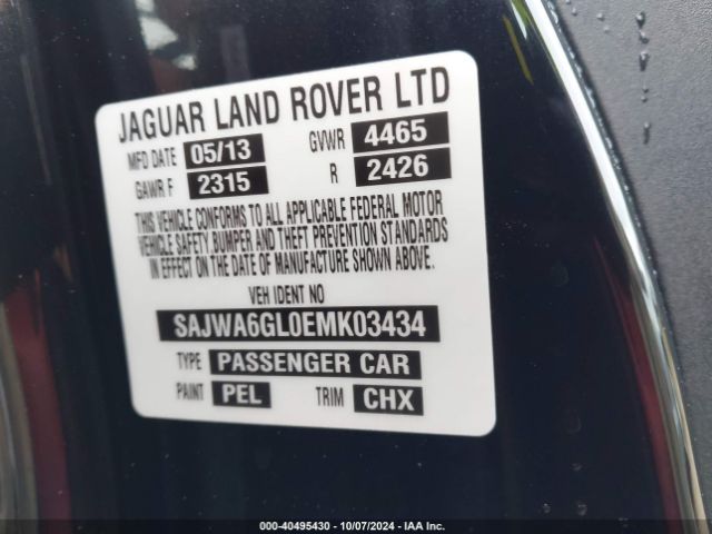 SAJWA6GL0EMK03434 Jaguar F-type V8 S