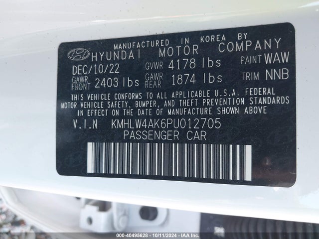Продажа на аукционе авто 2023 Hyundai Elantra N, vin: KMHLW4AK6PU012705, номер лота: 40495628