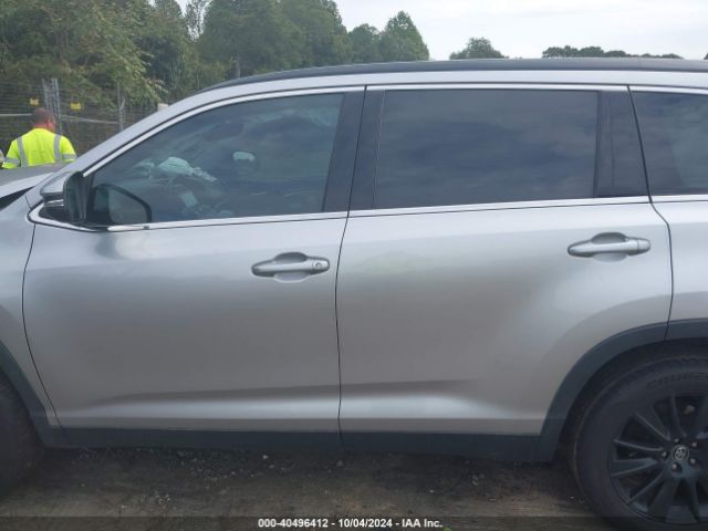 5TDKZRFH6KS356646 Toyota Highlander Se