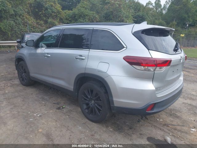 5TDKZRFH6KS356646 Toyota Highlander Se
