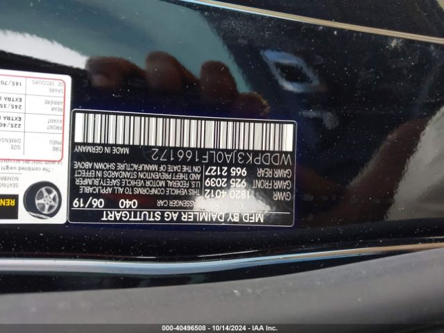 WDDPK3JA0LF166172 Mercedes-Benz Slc 300