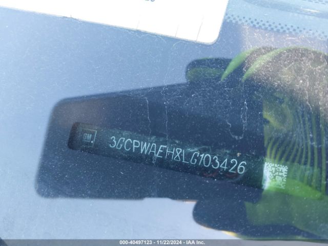 3GCPWAEH8LG103426 Chevrolet Silverado 1500 2wd  Short Bed Wt