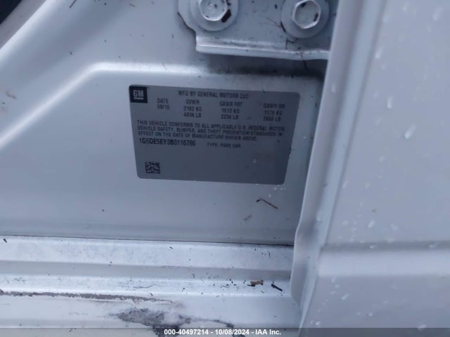 2011 CADILLAC CTS 1G6DE5EY0B0116786 Photo 8