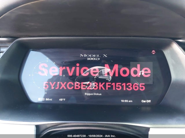 2019 TESLA MODEL X 5YJXCBE23KF151365 Photo 6