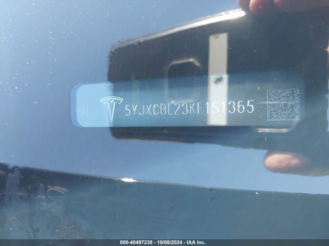 2019 TESLA MODEL X 5YJXCBE23KF151365 Photo 8