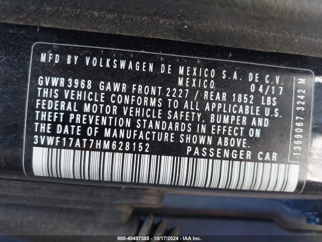 3VWF17AT7HM628152 Volkswagen Beetle #pinkbeetle/1.8t Classic/1.8t S