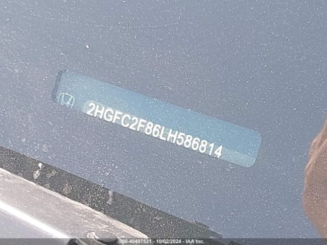 2HGFC2F86LH586814 Honda Civic Sport