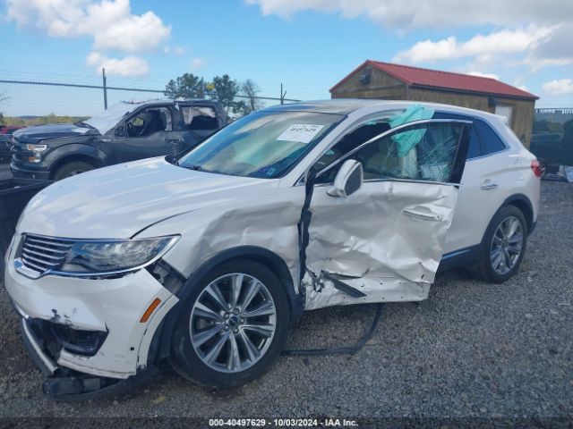 2LMPJ8LPXHBL30998 Lincoln Mkx Reserve