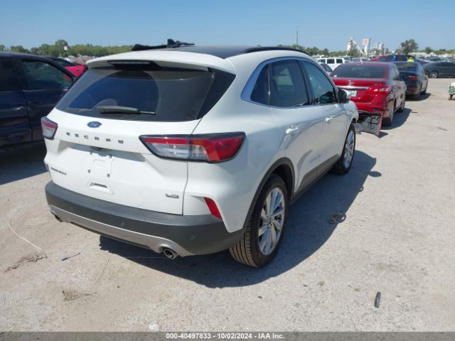1FMCU0DZ5MUA23813 Ford Escape Titanium Hybrid