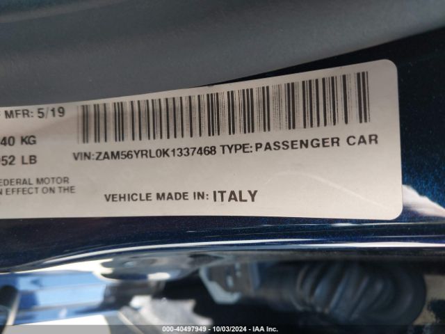 ZAM56YRL0K1337468 Maserati Quattroporte S Q4 Granlusso
