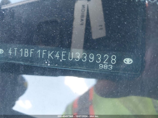 Toyota CAMRY SE 2014 4T1BF1FK4EU339328 Image 9