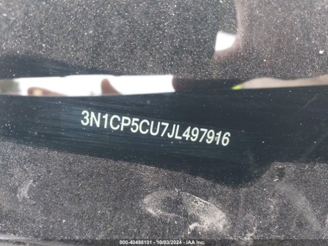 3N1CP5CU7JL497916 Nissan KICKS SV