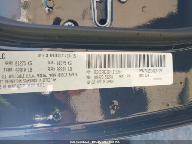 2C3CCABG3GH111320 Chrysler 300 300s