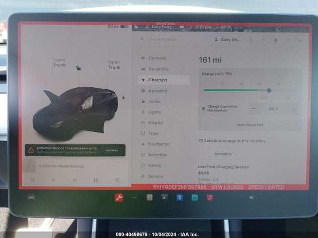 5YJYGDEF2MF097986 Tesla Model Y Performance Dual Motor All-wheel Drive