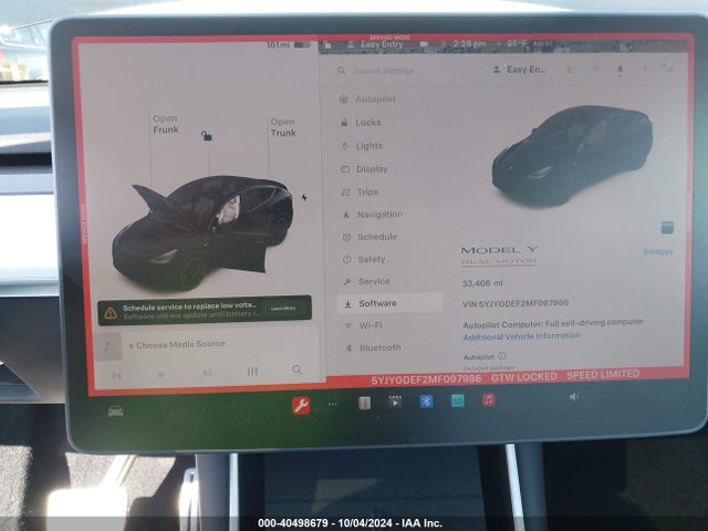2021 TESLA MODEL Y 5YJYGDEF2MF097986 Photo 6