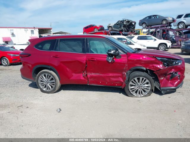 5TDFARAH6PS524101 Toyota Highlander Hybrid Platinum