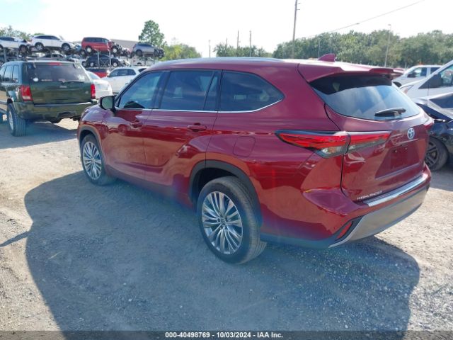 5TDFARAH6PS524101 Toyota Highlander Hybrid Platinum