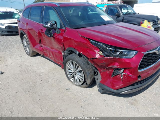 5TDFARAH6PS524101 Toyota Highlander Hybrid Platinum