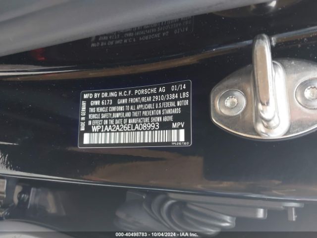 WP1AA2A26ELA08993 Porsche Cayenne Platinum Edition