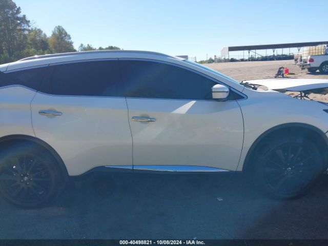 5N1AZ2DJ8MC127622 Nissan Murano Platinum Fwd