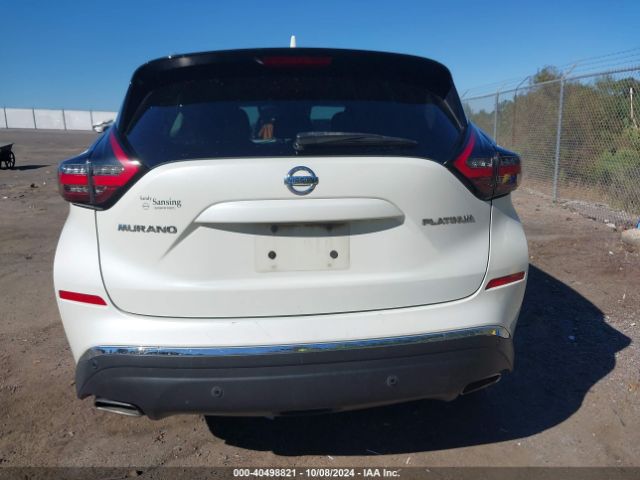 5N1AZ2DJ8MC127622 Nissan Murano Platinum Fwd