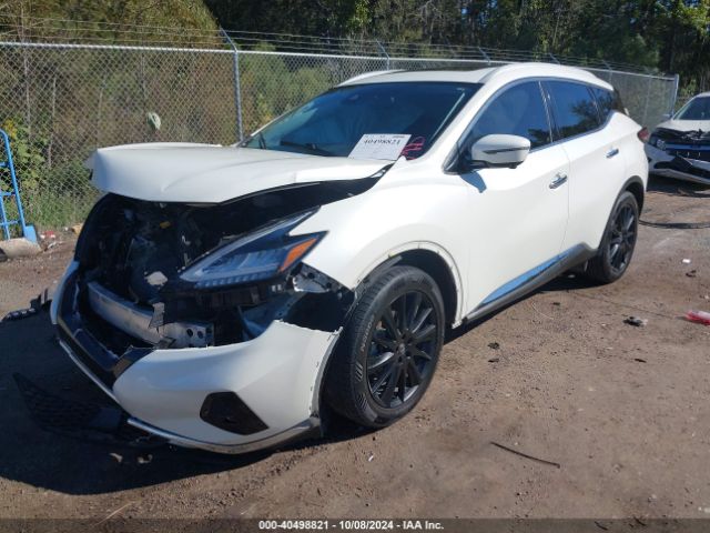 5N1AZ2DJ8MC127622 Nissan Murano Platinum Fwd