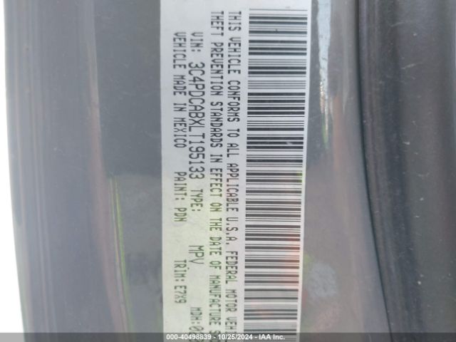 3C4PDCABXLT195133 Dodge Journey Se Value