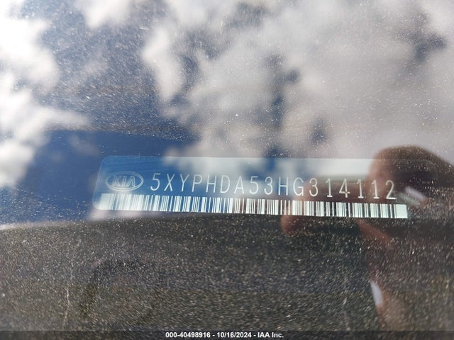 5XYPHDA53HG314112 KIA Sorento 3.3l Ex