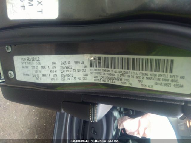1C4PJMDB0GW240039 Jeep Cherokee Limited